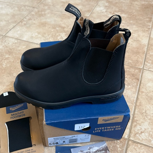 BLUNDSTONE unisex ELASTIC SIDED 558 CHELSEA BOOT LINED - Picture 2 of 14